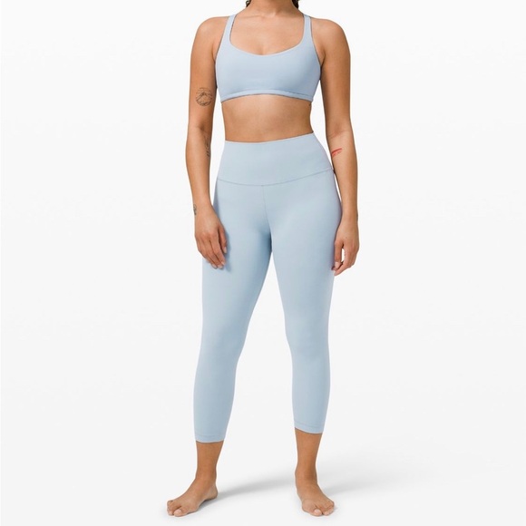 Lululemon Align High Rise Crop 21” Chambray sz 4 - Picture 1 of 6